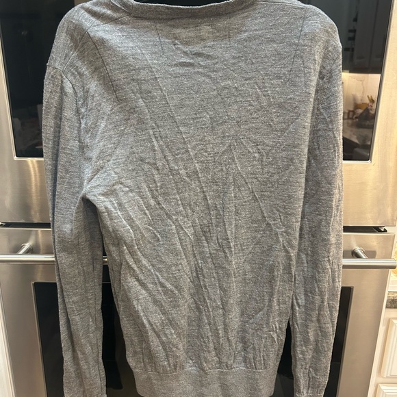 All Saints Gray Crewneck Sweater for Men size M has piling - Picture 6 of 10